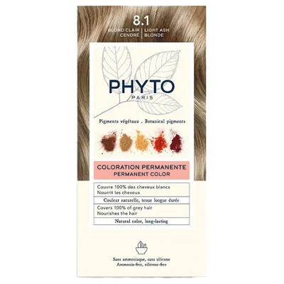 Phyto Couleur Coloration Permanente - Coloration : 8.1 Blond Clair Cendré Phyto Couleur Coloration Permanente - Coloration : 8.1 Blond Clair Cendré