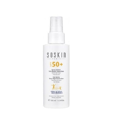 SOSKIN SPRAY SOLAIRE TRÈS HAUTE PROTECTION SPF50+ 125ML