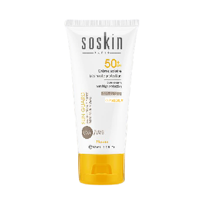 Soskin Crème Solaire SPF50+ Teinté medium 50ml