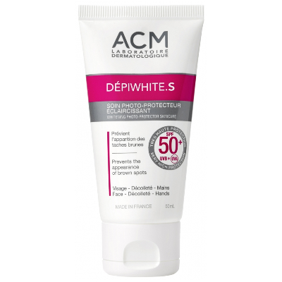 Laboratoire ACM Dépiwhite.S Soin Photo-Protecteur Eclaircissant SPF50 50 ml