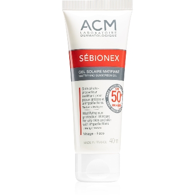 Gel Solaire Matifiant spf 50 40ml Sébionex Acm
