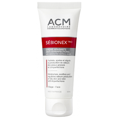 Trio Crème Apaisante Anti-imperfections 40ml Sébionex Acm Trio Crème Apaisante Anti-imperfections 40ml Sébionex Acm