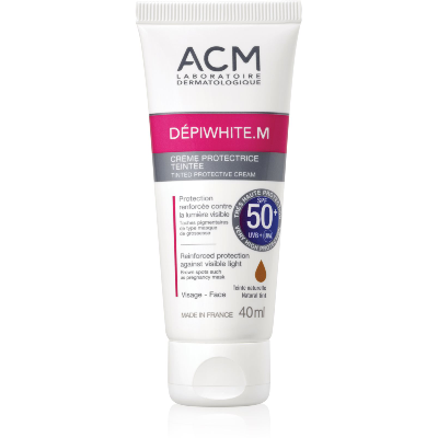 Creme Protectrice Teintee Protection Spf50+ 40ml Depiwhite.M Acm Creme Protectrice Teintee Protection Spf50+ 40ml Depiwhite.M Acm