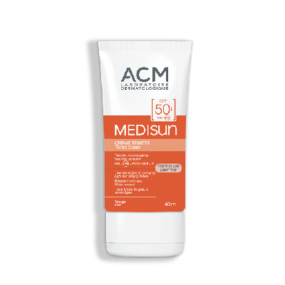 Crème teintée SPF50+ -Teinte Claire 40ml Medisun Acm