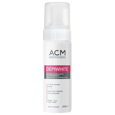 Mousse nettoyante éclaircissante 200ml Depiwhite Acm Mousse nettoyante éclaircissante 200ml Depiwhite Acm