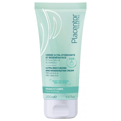 Creme Ultra-hydratante Peaux Tres Seches 200 ml Placentor Végétal