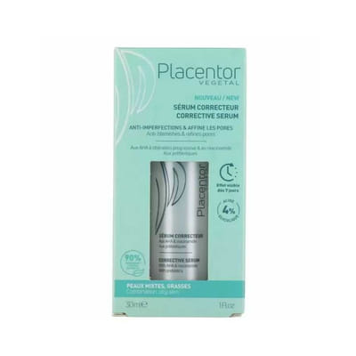 Correcting Serum 30ml Combination to Oily Skin Placentor Végétal