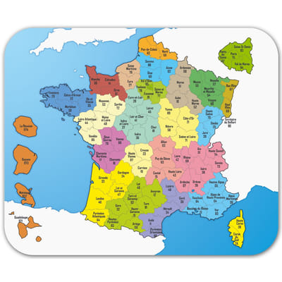 Mad-X FRANCE وسادة ماوس متعددة الألوان