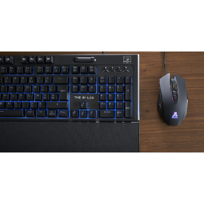 The G-Lab KEYZ-TELLURIUM clavier Souris incluse USB QWERTY Français Noir The G-Lab KEYZ-TELLURIUM clavier Souris incluse USB QWERTY Français Noir