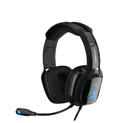 The G-Lab KORP VANADIUM Casque Avec fil Arceau Jouer Noir