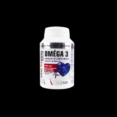 ERIC FAVRE OMEGA 3 HEART & BRAIN 1000 MG 60 CAPSULES