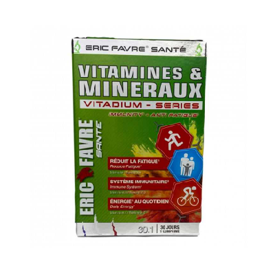 Eric Favre Vitamine & Mineraux 30 Comprimès