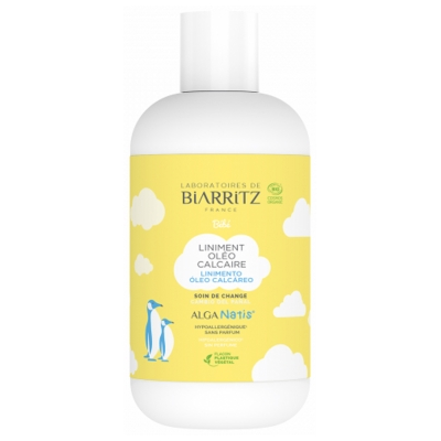 Liniment Oléo Calcaire Bio 200ml Soins Bébé Hydrate et Nettoie Laboratoires De Biarritz