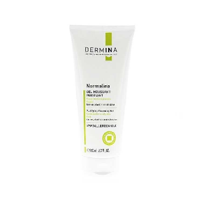 DERMINA NORMALINA GEL MOUSSANT PURIFIANT PEAUX MIXTES A GRASSES 200ML