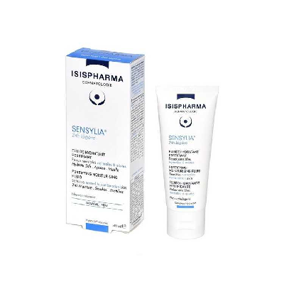 Fluide Hydratant Fortifiant 24h Legere Peaux Normales A Mixtes 40ml Sensylia Isispharma
