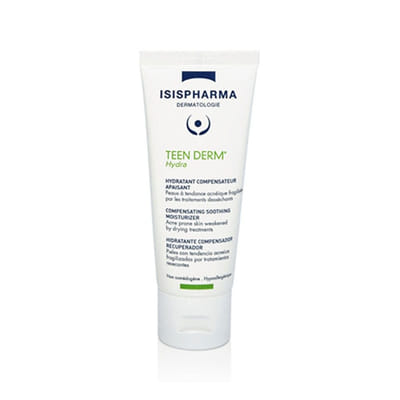 Soothing Compensating Moisturizer Hydra Acne-Prone Skin 40ml Teen Derm Isispharma