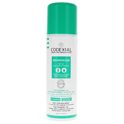 Codexial Enviroscab Spray Antiparasitaire 200 ml Codexial Enviroscab Spray Antiparasitaire 200 ml