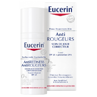 Anti Rougeurs Soin De Jour Teinte 50ml Peau Hypersensible Eucerin