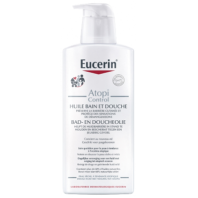 Huile Bain Et Douche Peaux Seches Atopiques 400ml Atopicontrol Eucerin