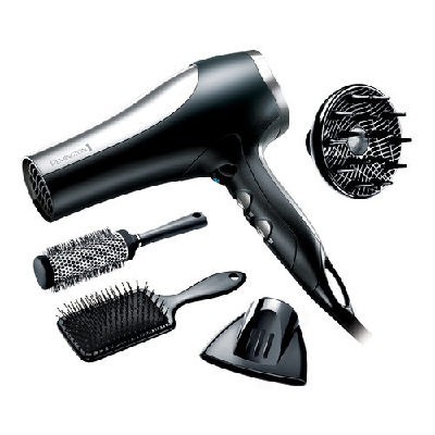 Remington D5017 sèche-cheveux 2100 W Noir, Argent Remington D5017 sèche-cheveux 2100 W Noir, Argent