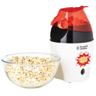 Russell Hobbs Fiesta machine à popcorn Noir, Rouge, Blanc 1200 W Russell Hobbs Fiesta machine à popcorn Noir, Rouge, Blanc 1200 W