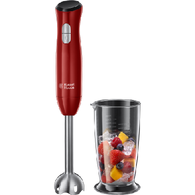 Russell Hobbs Desire 0,7 L Mélangeur par immersion 500 W Rouge, Acier inoxydable Russell Hobbs Desire 0,7 L Mélangeur par immersion 500 W Rouge, Acier inoxydable