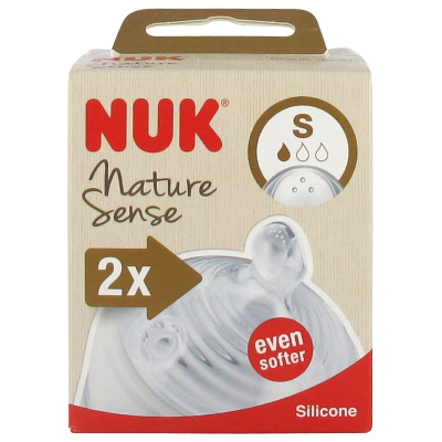 NUK Nature Sense 2 Tétines Silicone - Taille : S