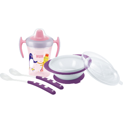 NUK Learn to Eat Set Girl NUK Learn to Eat Set Girl