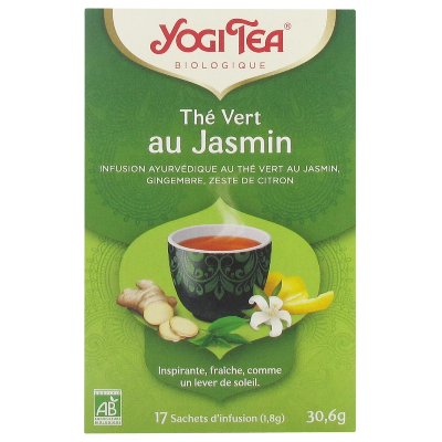 The Vert au Jasmin 17 Sachets Yogi Tea The Vert au Jasmin 17 Sachets Yogi Tea