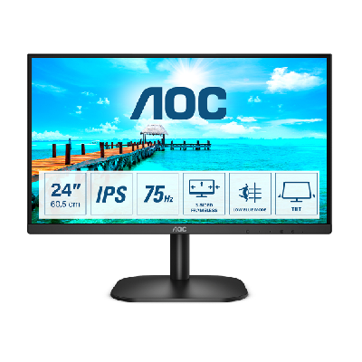 AOC B2 24B2XH/EU LED display 60,5 cm (23.8") 1920 x 1080 pixels Full HD Noir AOC B2 24B2XH/EU LED display 60,5 cm (23.8") 1920 x 1080 pixels Full HD Noir