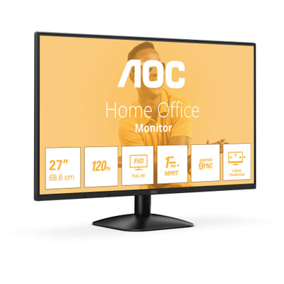 AOC B3 27B31H شاشة مسطحة للكمبيوتر 68.6 سم (27") 1920 x 1080 بكسل Full HD أسود