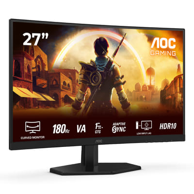 AOC G4 C27G42E شاشة مسطحة للكمبيوتر 68.6 سم (27") 1920 x 1080 بكسل فائق الوضوح LED أسود، أحمر