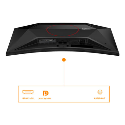 AOC G4 C27G42E شاشة مسطحة للكمبيوتر 68.6 سم (27") 1920 x 1080 بكسل فائق الوضوح LED أسود، أحمر
