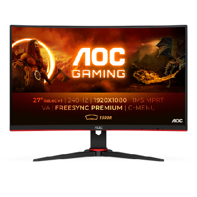AOC G2 C27G2ZE/BK écran plat de PC 68,6 cm (27") 1920 x 1080 pixels Full HD LED Noir, Rouge (C27G2ZE/BK) AOC G2 C27G2ZE/BK écran plat de PC 68,6 cm (27") 1920 x 1080 pixels Full HD LED Noir, Rouge (C27G2ZE/BK)