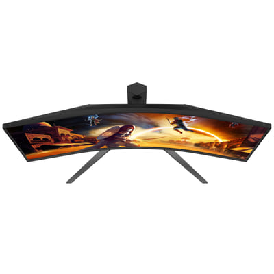 AOC G4 CU34G4 flat screen PC 86.4 cm (34") 3440 x 1440 pixels Wide Quad HD LED Black, Red