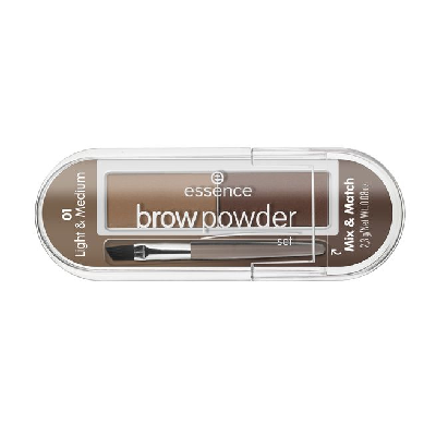 Essence brow powder set 01 Light & Medium 2.3g Essence brow powder set 01 Light & Medium 2.3g