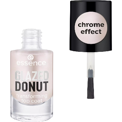 Essence Glazed Donut vernis à ongles top coat 8 ml Argent Essence Glazed Donut vernis à ongles top coat 8 ml Argent