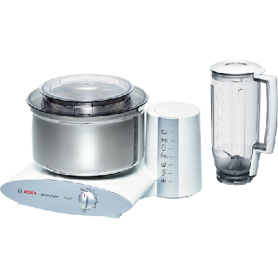 Bosch MUM6N21 robot de cuisine 1000 W 2 L Acier inoxydable, Blanc