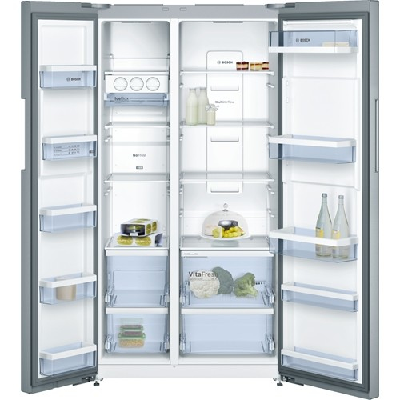 Bosch KAN92VI35 frigo américain Pose libre 604 L Chrome, Acier inoxydable Bosch KAN92VI35 frigo américain Pose libre 604 L Chrome, Acier inoxydable