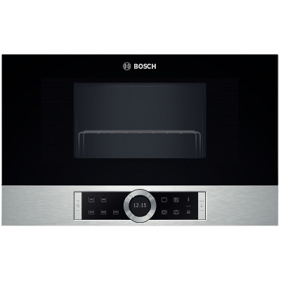 Bosch BEL634GS1 micro-onde Intégré (placement) 21 L 900 W Noir, Argent