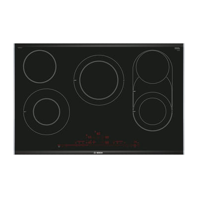 Bosch Serie 8 PKM875DV1D hob Black Built-in (placement) 80 cm Hob with induction zone 5 zones