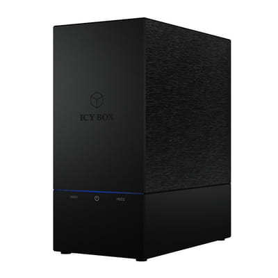 ICY BOX IB-RD3621U3 Boîtier disque dur/SSD Noir 3.5"