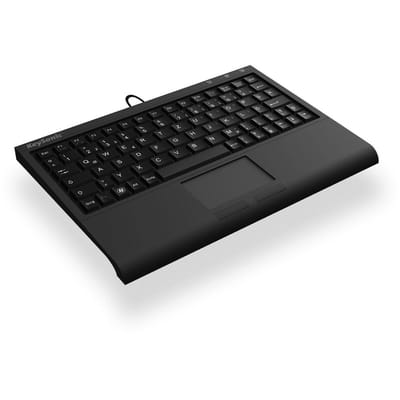 KeySonic ACK-3410 لوحة مفاتيح USB QWERTZ ألمانية سوداء