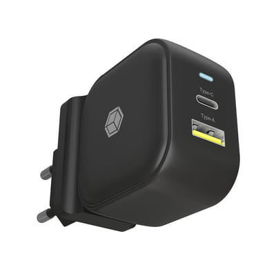 ICY BOX IB-PS106-PD Universel Noir Secteur Charge rapide Intérieure