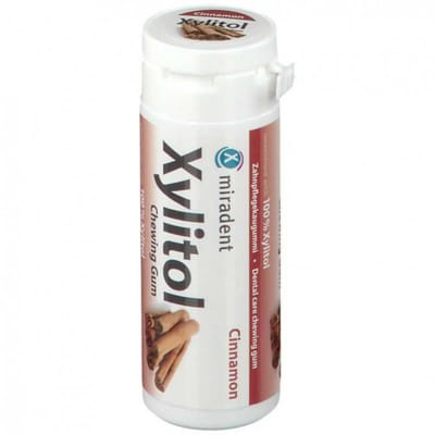 Miradent Xylitol Chewing Gum Cinnamon 30 gums
