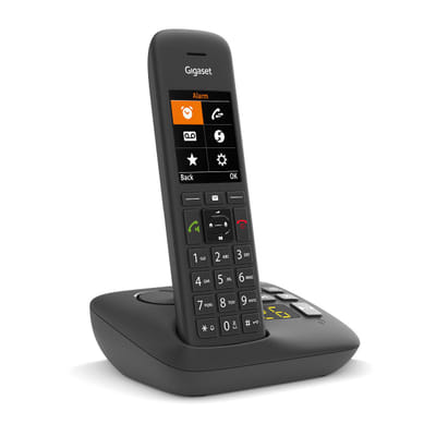 Gigaset C575A Analog/Dect Phone Caller ID Black