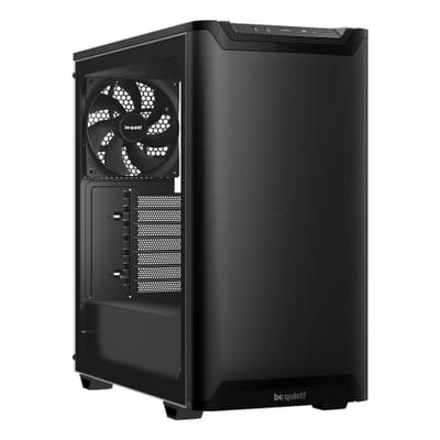 بي كويت! PURE BASE 501 Airflow Window أسود ميدي تاور