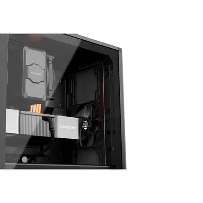 بي كويت! PURE BASE 501 Airflow Window أسود ميدي تاور