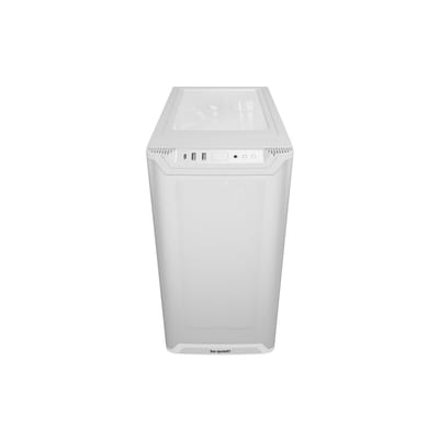 be quiet! Pure Base 501 White | Glass PC Case, Mini ATX / Micro ATX / ATX, 4 Light Wings LX PWM Fans, ARGB