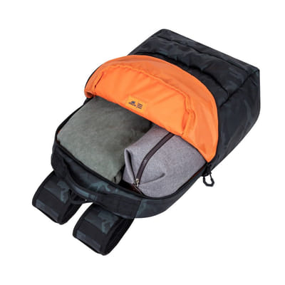 Rivacase Sherwood sac à dos Camouflage Polyester, Polyuréthane